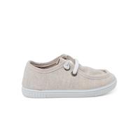 Pisamonas Chaussures Bateau Wallaby Semelle Fine Lacets Élastiques Taille 33 Couleur Pierre