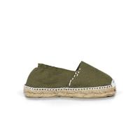 Pisamonas Espadrilles avec Élastique pour Enfant Taille 34 Couleur Kaki