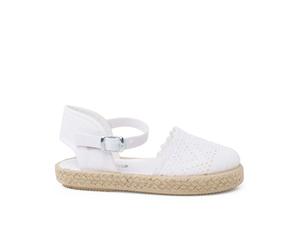 Pisamonas Espadrilles Brodées À Boucle Taille 26 Couleur Blanc