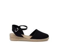 Pisamonas Espadrilles Compensées Fermeture À Boucle Taille 34 Couleur Noir