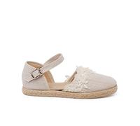 Pisamonas Espadrilles Dentelle Cérémonie Taille 34 Couleur Beige