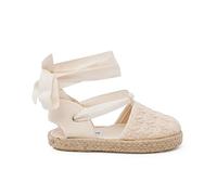 Pisamonas Espadrilles Effet Tressage Rubans Taille 32 Couleur Écru