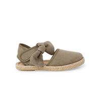 Pisamonas Espadrilles Fille Nœud Effet Suédé Taille 29 Couleur Olive Verte