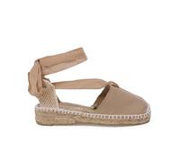 Pisamonas Espadrilles pour Femme Et Enfant en Couleur Unie Taille 25 Couleur Sable