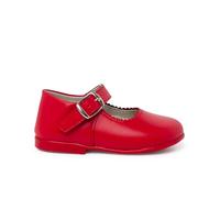 Pisamonas Merceditas niña Piel Hebilla Talla 22 en Color Rojo