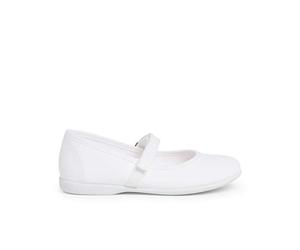 Pisamonas Merceditas niña Tela Cinta adhesiva fino Talla 36 en Color Blanco