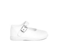 Pisamonas Merceditas niña Tela Hebilla Talla 25 en Color Blanco
