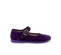 Pisamonas Merceditas niña terciopelo Hebilla Talla 30 en Color Morado