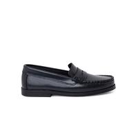 Pisamonas Mocassins en Cuir Nappa Souple Taille 43 Couleur Bleu Marine