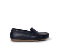 Pisamonas Mocassins en Cuir Taille 39 Couleur Bleu Marine