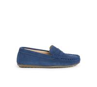 Pisamonas Mocassins Garçon en Suède Taille 30 Couleur Bleu Denim