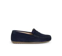 Pisamonas Mocassins Garçon en Suède Taille 38 Couleur Bleu Marine