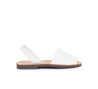 Pisamonas Sandales Avarcas en Cuir Nappa Taille 45 Couleur Blanc