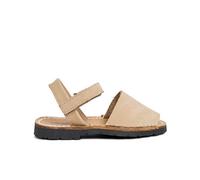 Pisamonas Sandales Avarcas Nubuck avec À Scratch pour Enfant Taille 32 Couleur Beige