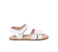 Pisamonas Sandales Barefoot en Cuir Bride Avant À Scratch Taille 31 Couleur Blanc