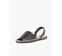Pisamonas Sandales Avarcas en Cuir Nappa Taille 36 Couleur Bleu Marine