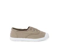 Pisamonas Tennis en Toile avec Bout Caoutchouc sans Lacets Taille 26 Couleur Vert Militaire