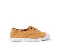 Pisamonas Tennis en Toile avec Bout Caoutchouc sans Lacets Taille 33 Couleur Ocre