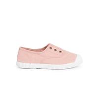 Pisamonas Tennis en Toile avec Bout Caoutchouc sans Lacets Taille 33 Couleur Rose Pâle