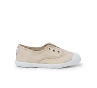 Pisamonas Tennis en Toile avec Bout Caoutchouc sans Lacets Taille 38 Couleur Avoine