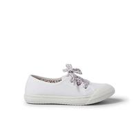 Pisamonas Tennis en Toile avec Lacets Taille 35 Couleur Blanc