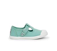Pisamonas Tennis en Toile pour Garçon - Style Salomé Taille 26 Couleur Vert Menthe