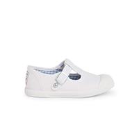 Pisamonas Tennis en Toile pour Garçon - Style Salomé Taille 30 Couleur Blanc