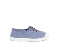 Pisamonas Zapatillas Lona Punta goma Sin Cordones Talla 36 en Color Azul