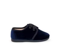 Pisamonas Zapato terciopelo Cordon faya Talla 24 en Color Azul Marino
