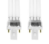 Pisces Lot de 2 ampoules de rechange UV PLS 9W pour filtre de bassin UVC
