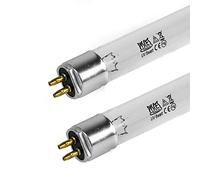 Pisces Lot de 2 ampoules UV de rechange T5 6 W pour filtre de bassin UVC