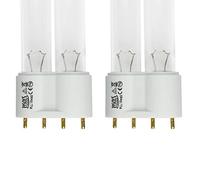Pisces Lot de 2 ampoules UV PLL 18 W de rechange pour filtre de bassin UVC