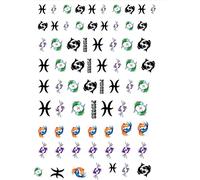Pisces Zodiac Star Sign Collections (Pisces Zodiac Nail Art Decals)