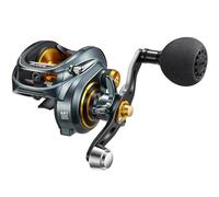 Piscifun Alijoz 300 Baitcaster Moulinet de pêche avec Cadre en Aluminium, traînée maximale de 15 kg, Rapport de Vitesse 6,6:1, Moulinet de Moulage à Profil Bas pour musqué (gaucher)