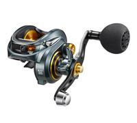 Piscifun Alijoz Moulinet de pêche à Profil Bas avec Cadre en Aluminium, Taille 300, traînée de 15 kg, Rapport de Vitesse 8.1:1, Moulinet de Moulage en Eau Douce et salée (gaucher)