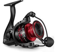 Piscifun Flame Série 3000 Moulinet Spinning léger Ultra Fluide Puissant, Noir Rouge