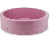 Piscine à balles 110x30cm rose tendre velouté - Sans balles / Sans balles