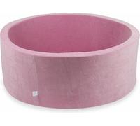 Piscine à balles 110x40cm rose tendre velouté - Sans balles / Sans balles