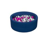 Piscine à balles + 200 balles perle rose argent Rose G