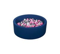Piscine à balles + 200 balles perle rose argent Bleu G