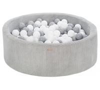 Piscine à balles 300 balles 90 cm gris