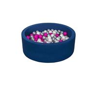 Piscine à balles + 300 balles perle rose argent Rose G