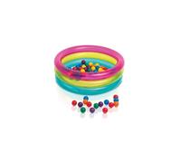 Intex Piscine à balles 48674NP – 86 x 25 cm – 3 anneaux multicolore