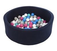Piscine À Balles Aire De Jeu + 150 Balles Bleu Marine Blanc,Bleu,Rose,Gris,Turquoise