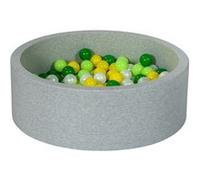 My Velinda Piscine à balles Aire de jeu pour enfant – 150 balles (Perle, Jaune, Vert)