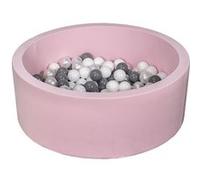 Piscine À Balles Aire De Jeu + 150 Balles Rose Blanc, Perle, Gris