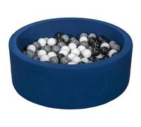 Piscine À Balles Aire De Jeu + 300 Balles Bleu Marine Noir,Blanc,Gris