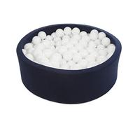 Piscine à balles Aire de jeu + 450 balles bleu marine blanc
