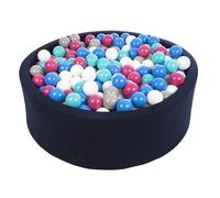 Piscine À Balles Aire De Jeu + 450 Balles Bleu Marine Blanc,Bleu,Rose,Gris,Turquoise