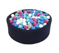 Piscine À Balles Aire De Jeu + 450 Balles Bleu Marine Blanc,Bleu,Rose,Gris,Turquoise